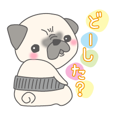 [LINEスタンプ] パグ蔵