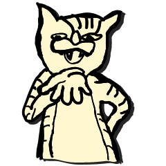 [LINEスタンプ] アイ アム キャットマン