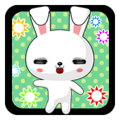 [LINEスタンプ] Rabbit Luoluo