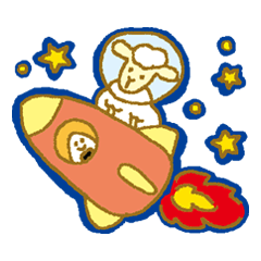 [LINEスタンプ] ひつじたちのスタンプの画像（メイン）