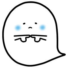 [LINEスタンプ] Pretty ghost.