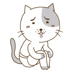 [LINEスタンプ] ぶり猫の幸せ一人暮らしの画像（メイン）