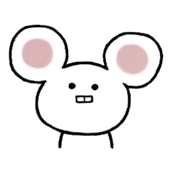 [LINEスタンプ] ネズミちゃんの画像（メイン）