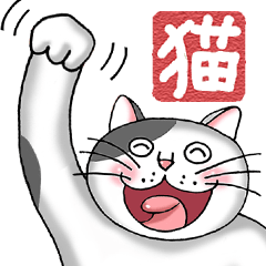 [LINEスタンプ] 猫のことわざの画像（メイン）