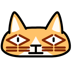 [LINEスタンプ] 目つきの悪いねこ