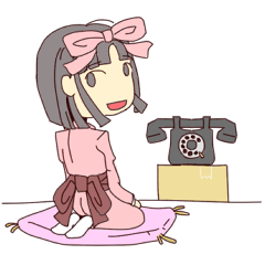 [LINEスタンプ] 座敷わらしの一日。