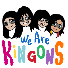 [LINEスタンプ] We Are KiNGONS！！！！