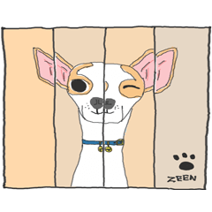 [LINEスタンプ] Zeen, the Chihuahua