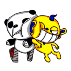 [LINEスタンプ] Mr.Teeth ＆ パンチャン