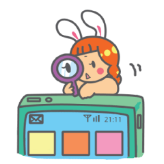 [LINEスタンプ] けもみみ ノゾキっこの画像（メイン）