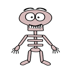 [LINEスタンプ] Skeleton Jack - (EN)