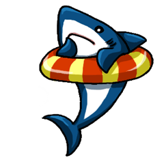 [LINEスタンプ] サメたちの日常