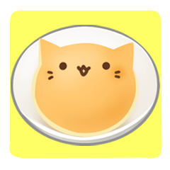 [LINEスタンプ] パンケーキにゃんこ