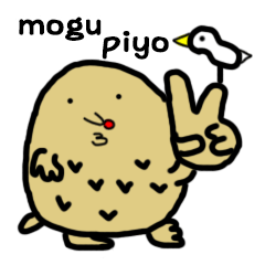 [LINEスタンプ] Mogu Piyoの画像（メイン）