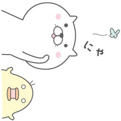 [LINEスタンプ] ぬこ、ところによりピヨ。の画像（メイン）