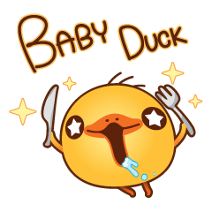 [LINEスタンプ] Babyduckの画像（メイン）