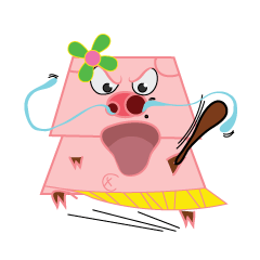 [LINEスタンプ] PINKY pig