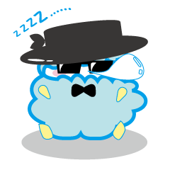 [LINEスタンプ] 眠らせないひつじさん