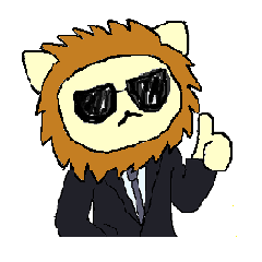 [LINEスタンプ] サングラスのライオンとネズミ
