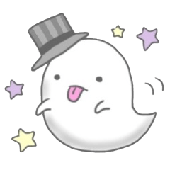 [LINEスタンプ] MILKY GHOST