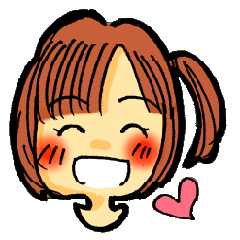 [LINEスタンプ] りんごほっぴー＊ガールズの画像（メイン）