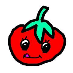[LINEスタンプ] もしもしトマトちゃんの画像（メイン）
