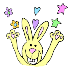 [LINEスタンプ] イエローBunny