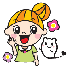 [LINEスタンプ] ほのぼのLIFE「ぽっこ」＆「ぷぅ」の画像（メイン）