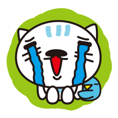 [LINEスタンプ] 落ち込むネコと元気なトリ