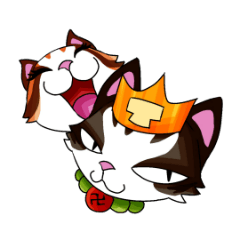 [LINEスタンプ] The Emperor Toby and Ranee's secret lifeの画像（メイン）