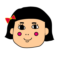 [LINEスタンプ] かわいいぞはなこちゃん！の画像（メイン）