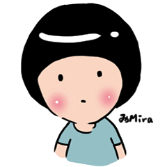 [LINEスタンプ] Little girl's happy life.