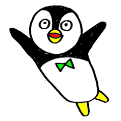 [LINEスタンプ] ペンギンのペン太