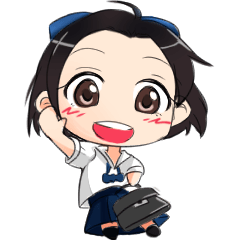 [LINEスタンプ] Jasmine : Public School Girl