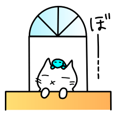 [LINEスタンプ] マシュマロねこ