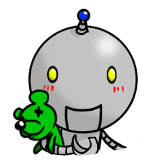 [LINEスタンプ] おきらくロボット