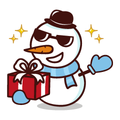 [LINEスタンプ] Winter Snowmanの画像（メイン）