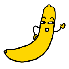 [LINEスタンプ] バナナでコミュニケーション
