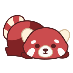 [LINEスタンプ] Red Panda Set 2 - English Language
