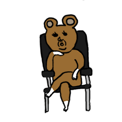 [LINEスタンプ] ヨチダスタンプ クマさんの画像（メイン）