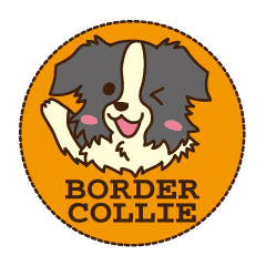 [LINEスタンプ] I love Border Collie！！の画像（メイン）