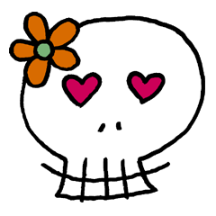 [LINEスタンプ] Lovely Skull