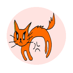 [LINEスタンプ] 怒りんぼうCATの画像（メイン）