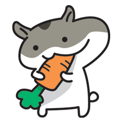 [LINEスタンプ] ふにふにハムスター