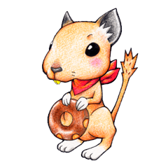 [LINEスタンプ] デグーのピープー