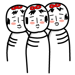 [LINEスタンプ] こけしーさん