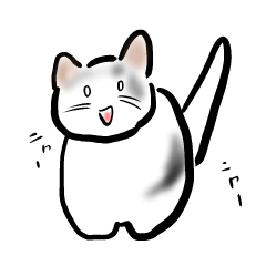 [LINEスタンプ] ねこのぶちです