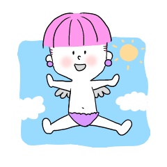 [LINEスタンプ] 毒舌天使くん