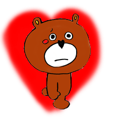 [LINEスタンプ] はーとふるくますけ