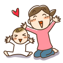 [LINEスタンプ] お母さん頑張って！の画像（メイン）